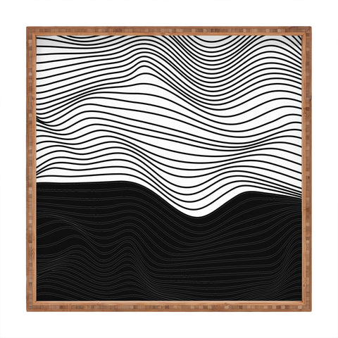 Viviana Gonzalez Black and white collection 06 Square Tray