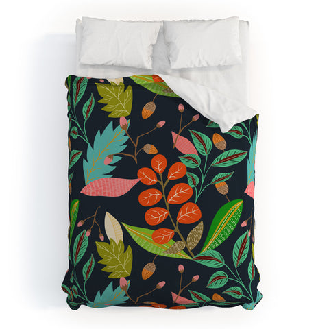 Viviana Gonzalez Botanic Floral 1 Duvet Cover