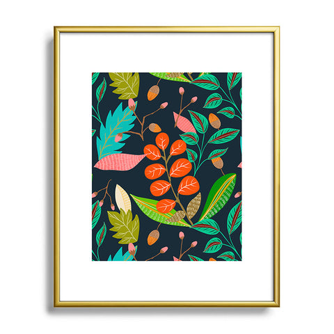 Viviana Gonzalez Botanic Floral 1 Metal Framed Art Print