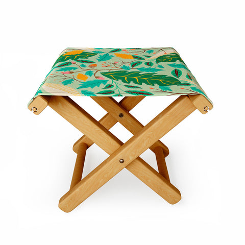 Viviana Gonzalez Botanic Floral 2 Folding Stool