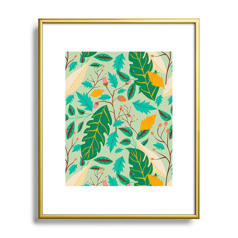 Viviana Gonzalez Botanic Floral 2 Metal Framed Art Print