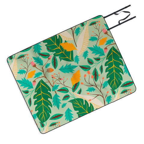 Viviana Gonzalez Botanic Floral 2 Picnic Blanket