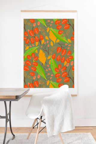 Viviana Gonzalez Botanic Floral 4 Art Print And Hanger