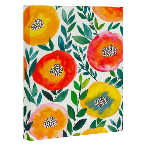 Viviana Gonzalez Botanic Floral 5 Art Canvas