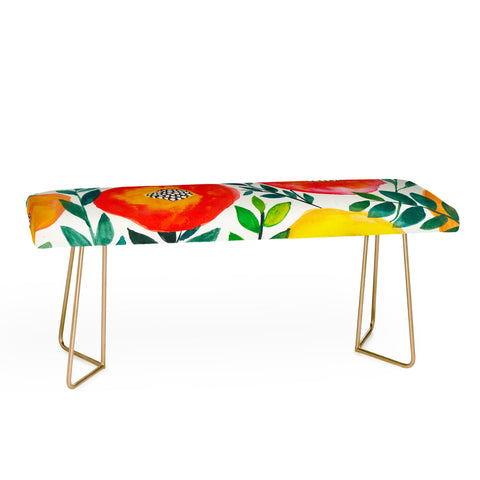 Viviana Gonzalez Botanic Floral 5 Bench