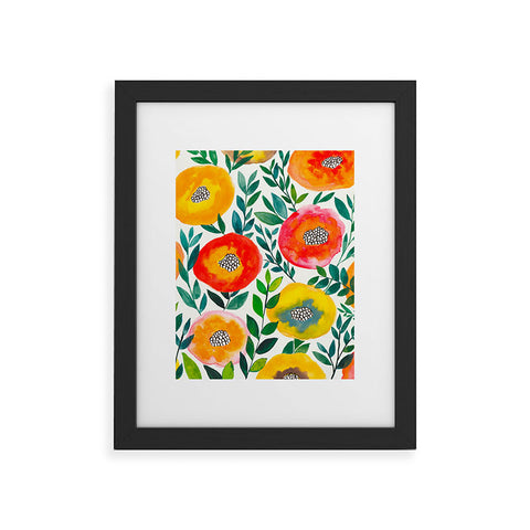 Viviana Gonzalez Botanic Floral 5 Framed Art Print