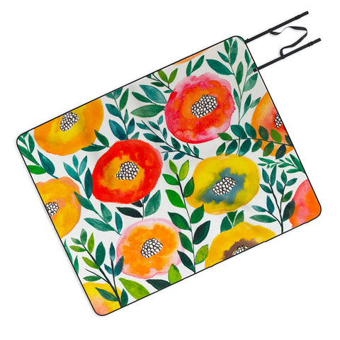 Viviana Gonzalez Botanic Floral 5 Picnic Blanket