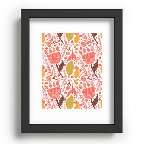 Viviana Gonzalez Botanic Floral 7 Recessed Framing Rectangle