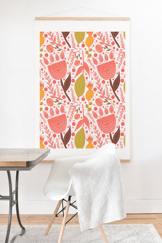 Viviana Gonzalez Botanic Floral 7 Art Print And Hanger