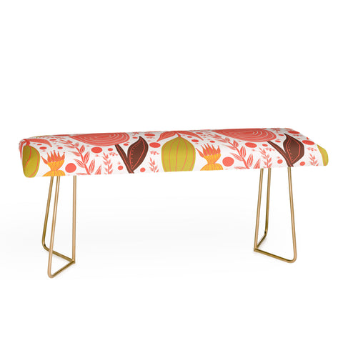 Viviana Gonzalez Botanic Floral 7 Bench