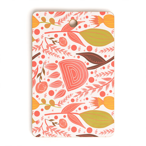 Viviana Gonzalez Botanic Floral 7 Cutting Board Rectangle