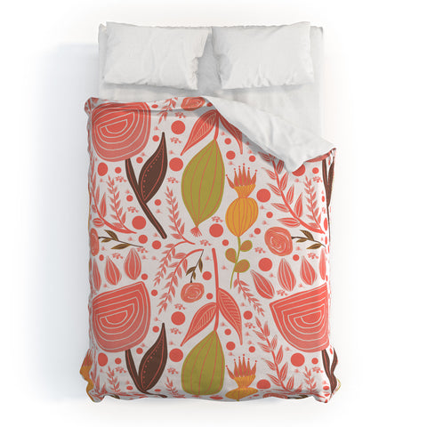 Viviana Gonzalez Botanic Floral 7 Duvet Cover