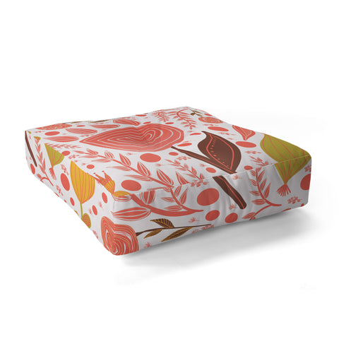 Viviana Gonzalez Botanic Floral 7 Floor Pillow Square