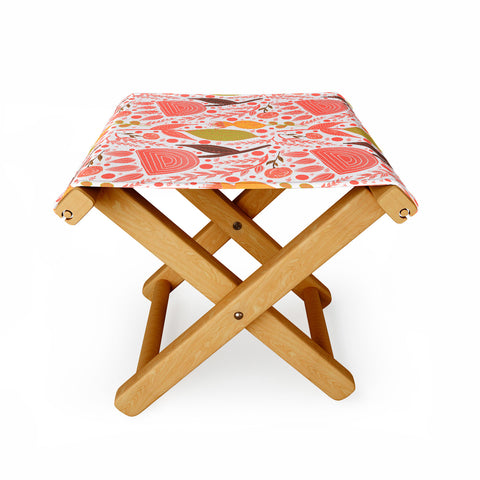 Viviana Gonzalez Botanic Floral 7 Folding Stool
