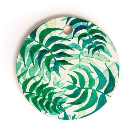 Viviana Gonzalez Botanical vibes 03 Cutting Board Round