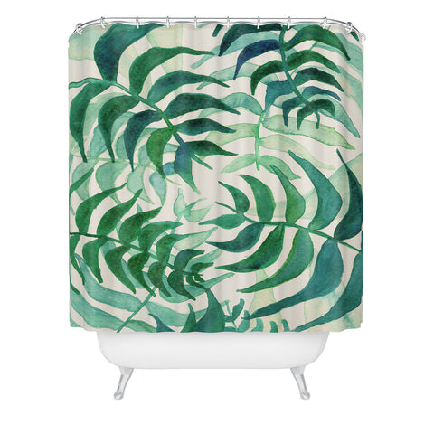 Viviana Gonzalez Botanical vibes 03 Shower Curtain