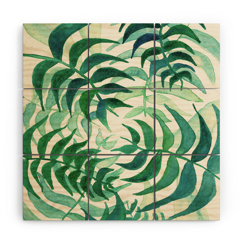 Viviana Gonzalez Botanical vibes 03 Wood Wall Mural