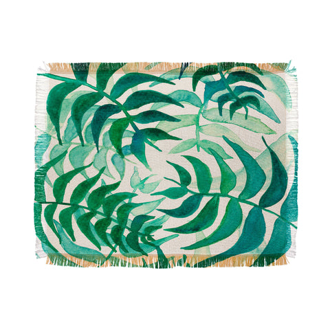 Viviana Gonzalez Botanical vibes 03 Throw Blanket