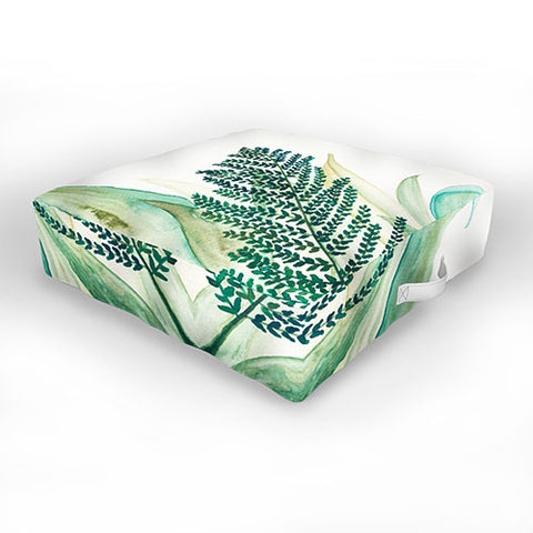 Viviana Gonzalez Botanical vibes 04 Outdoor Floor Cushion