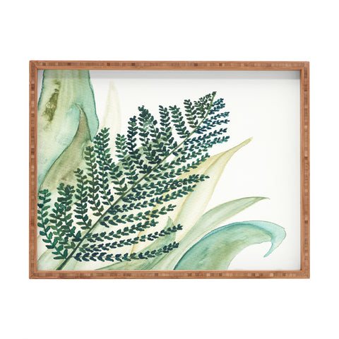 Viviana Gonzalez Botanical vibes 04 Rectangular Tray
