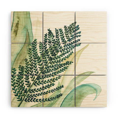 Viviana Gonzalez Botanical vibes 04 Wood Wall Mural