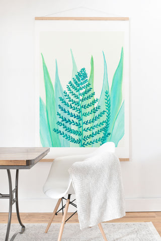 Viviana Gonzalez Botanical vibes 06 Art Print And Hanger