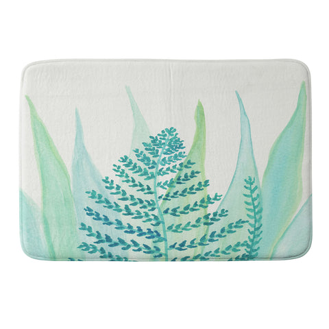 Viviana Gonzalez Botanical vibes 06 Memory Foam Bath Mat