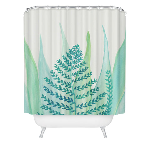 Viviana Gonzalez Botanical vibes 06 Shower Curtain