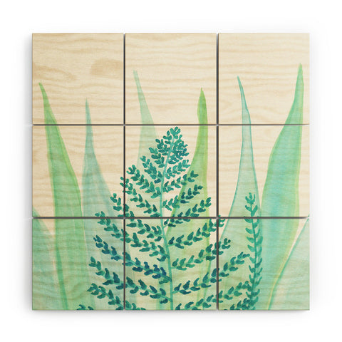Viviana Gonzalez Botanical vibes 06 Wood Wall Mural