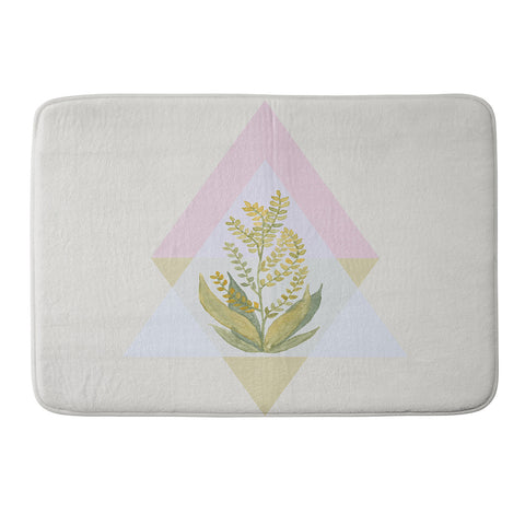 Viviana Gonzalez Botanical vibes 09 Memory Foam Bath Mat