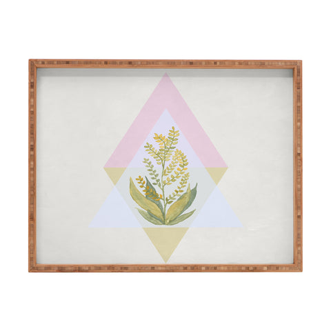 Viviana Gonzalez Botanical vibes 09 Rectangular Tray