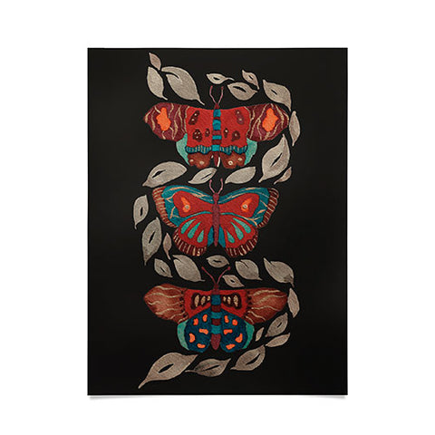 Viviana Gonzalez Butterflies and Botanicals Poster