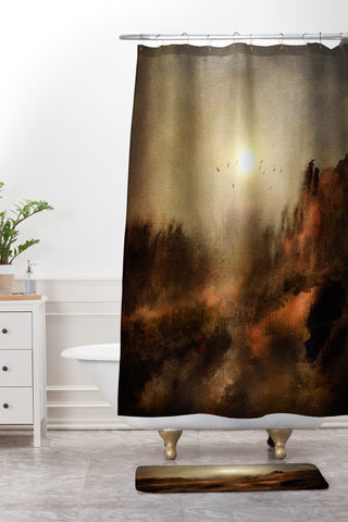 Viviana Gonzalez Calling the sun I Shower Curtain And Mat