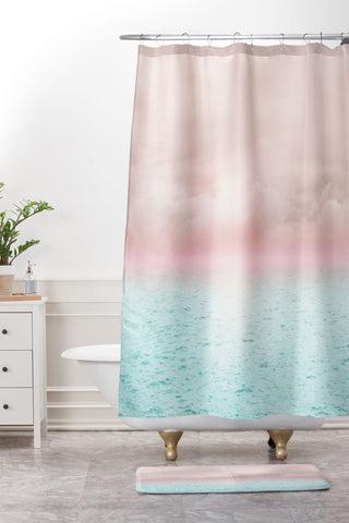 Viviana Gonzalez Calm Sunset 02 Shower Curtain And Mat