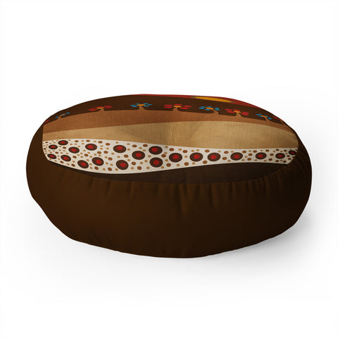 Viviana Gonzalez Color Under The Sun II Floor Pillow Round