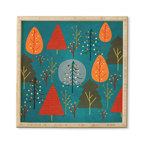 Viviana Gonzalez Decor Modern Christmas 1 Framed Wall Art