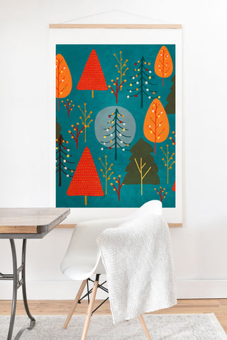 Viviana Gonzalez Decor Modern Christmas 1 Art Print And Hanger