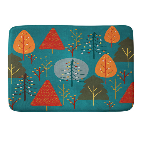 Viviana Gonzalez Decor Modern Christmas 1 Memory Foam Bath Mat