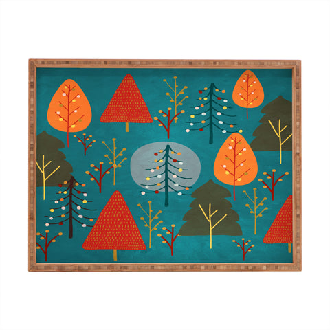 Viviana Gonzalez Decor Modern Christmas 1 Rectangular Tray