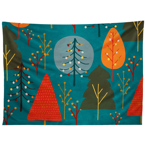 Viviana Gonzalez Decor Modern Christmas 1 Tapestry