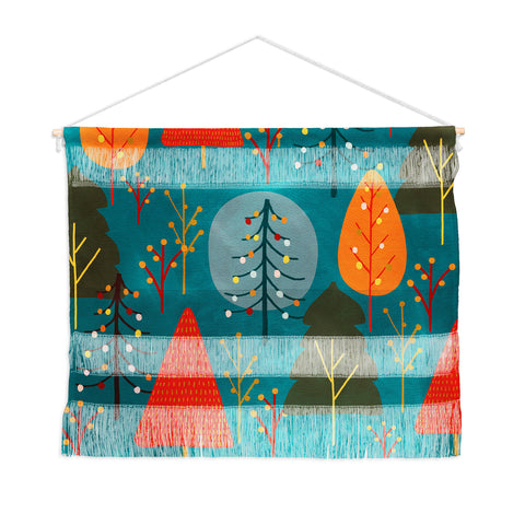 Viviana Gonzalez Decor Modern Christmas 1 Wall Hanging Landscape