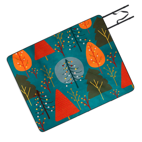 Viviana Gonzalez Decor Modern Christmas 1 Picnic Blanket