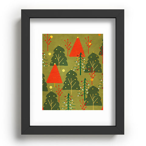 Viviana Gonzalez Decor Modern Christmas 3 Recessed Framing Rectangle