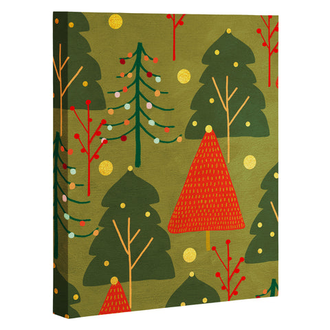 Viviana Gonzalez Decor Modern Christmas 3 Art Canvas