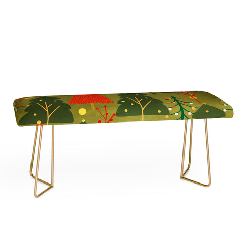 Viviana Gonzalez Decor Modern Christmas 3 Bench