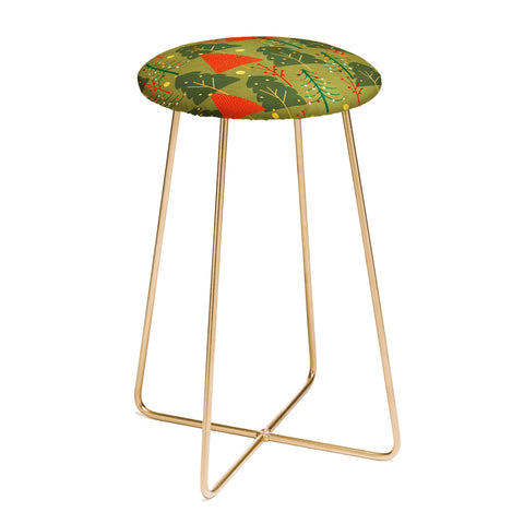 Viviana Gonzalez Decor Modern Christmas 3 Counter Stool