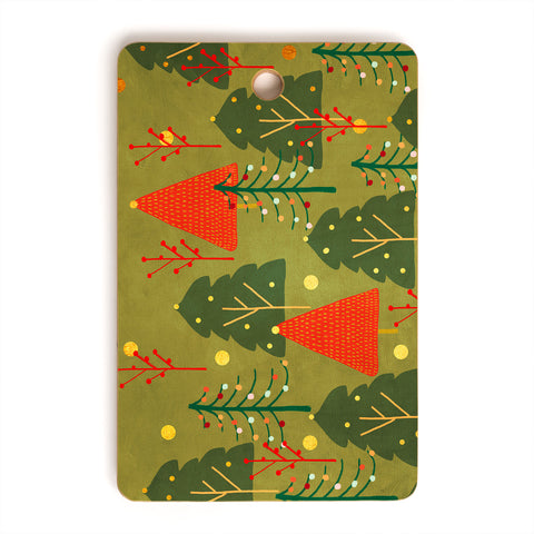 Viviana Gonzalez Decor Modern Christmas 3 Cutting Board Rectangle