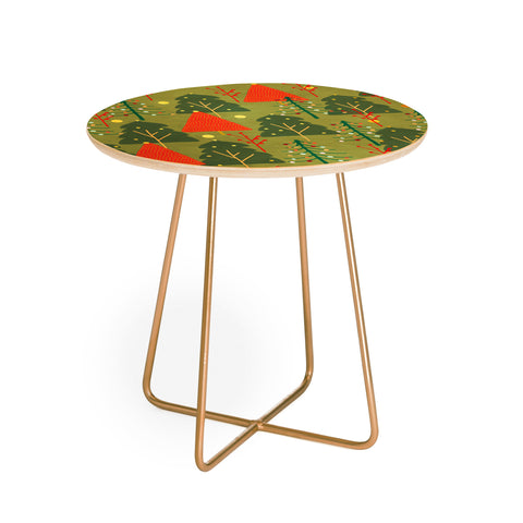 Viviana Gonzalez Decor Modern Christmas 3 Round Side Table