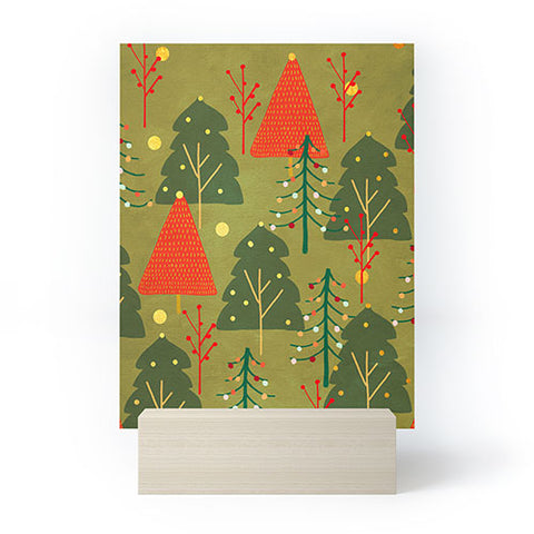 Viviana Gonzalez Decor Modern Christmas 3 Mini Art Print