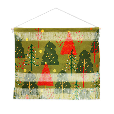 Viviana Gonzalez Decor Modern Christmas 3 Wall Hanging Landscape